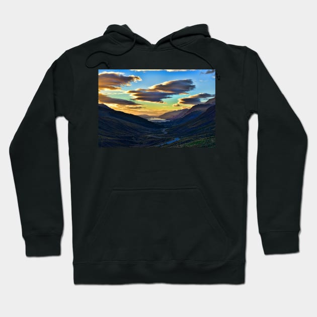 Looking West to Loch Maree-Scotland Hoodie by dhphotography